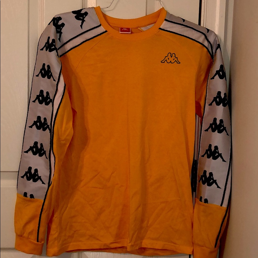 Yellow Long Sleeve Kappa Shirt